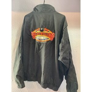 Vintage Johnathon Corey Windbreaker XL Slick Willies Family Pool Hall "Steve"
